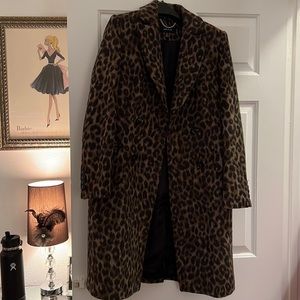 Karen Millen Cheetah Pea Coat
